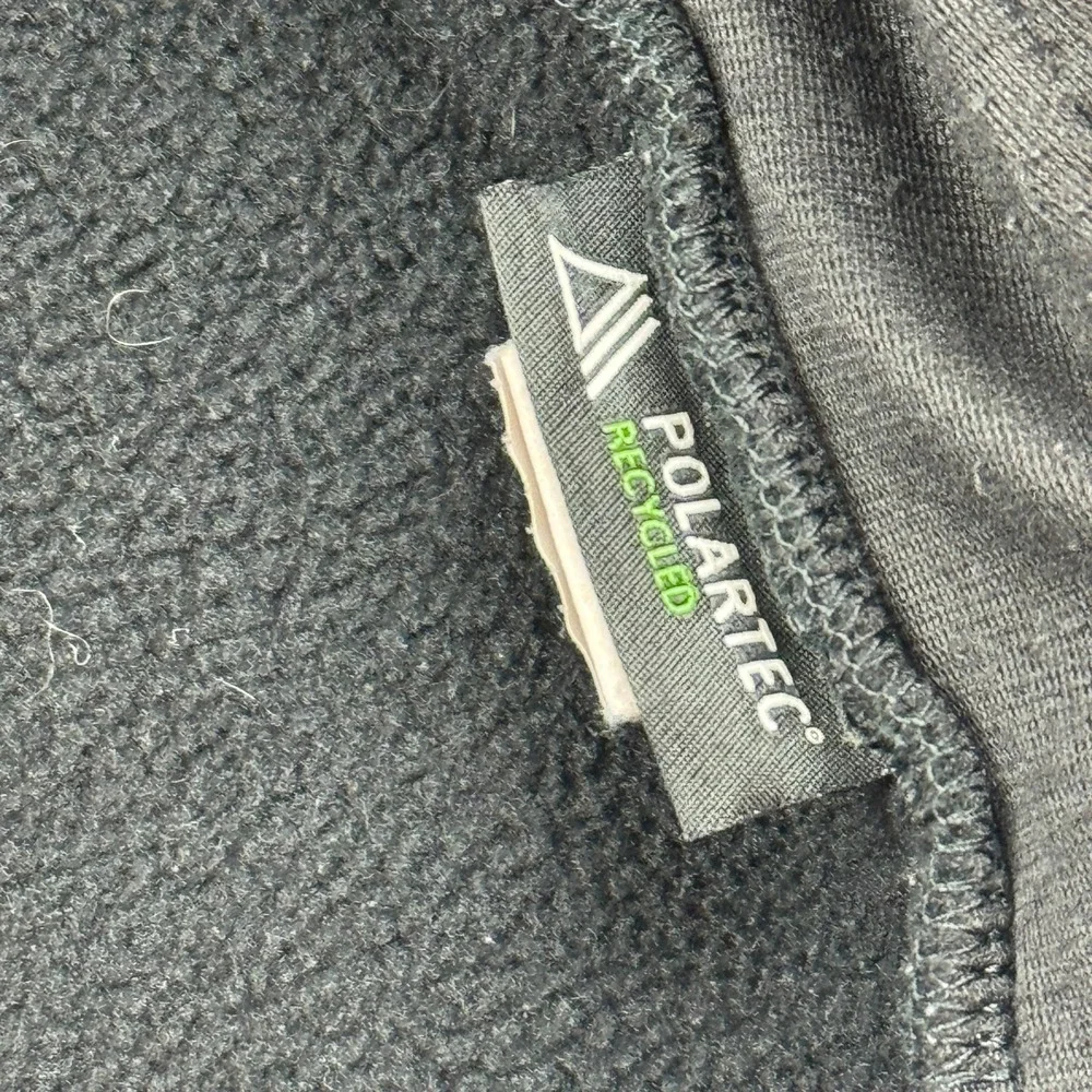 The North Face Jacket Boys Medium‎ Black Denali Fleece Polartec Full Zip Hiking
